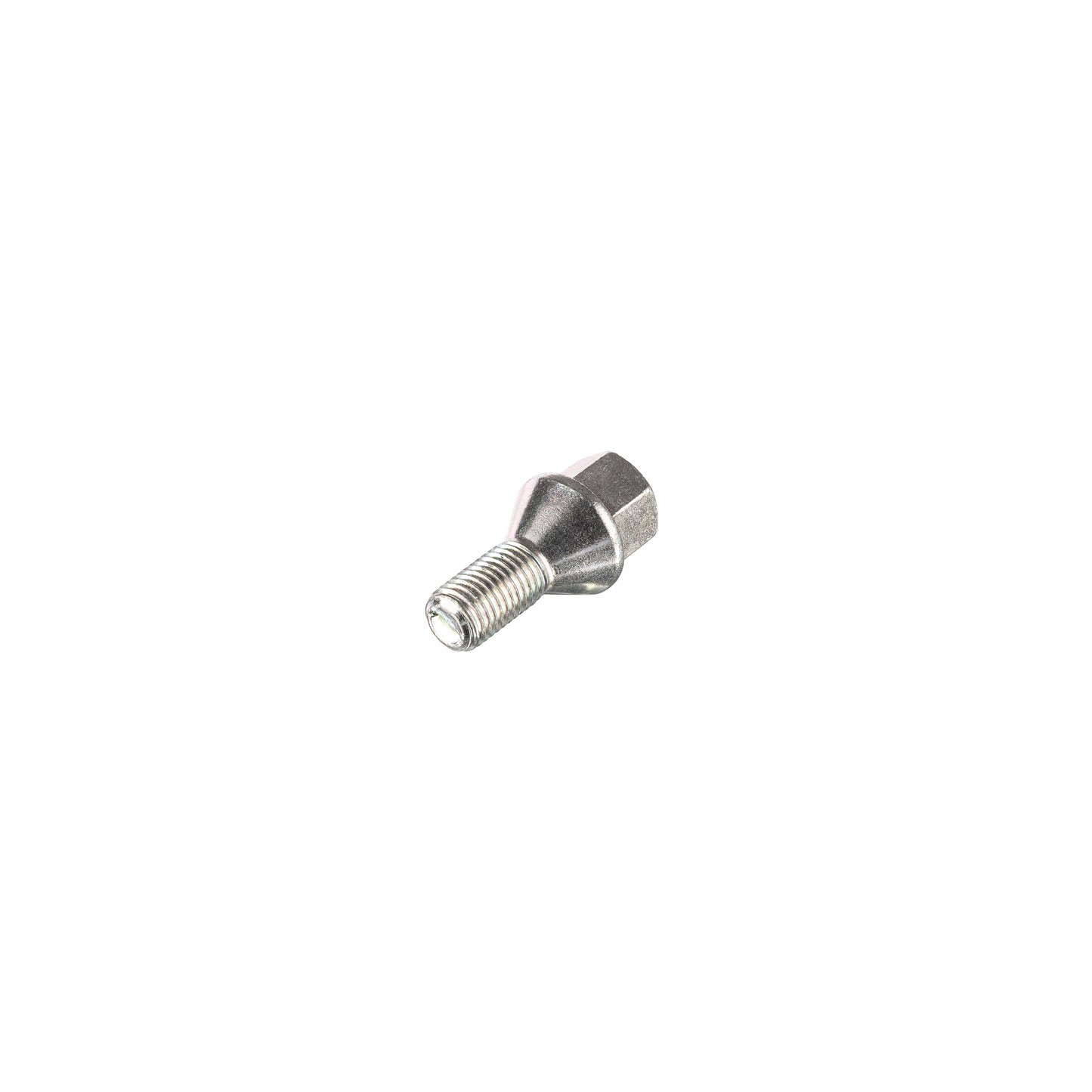 M12 x 1.5, Tapered Seat, 17 Hex Black / Silver