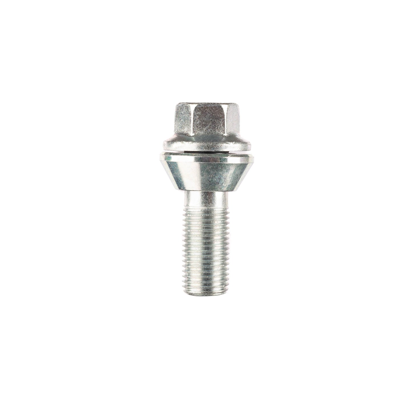M14 x 1.5, 60° Taper, Vari Bolt (wobble), 17 Hex, Galv