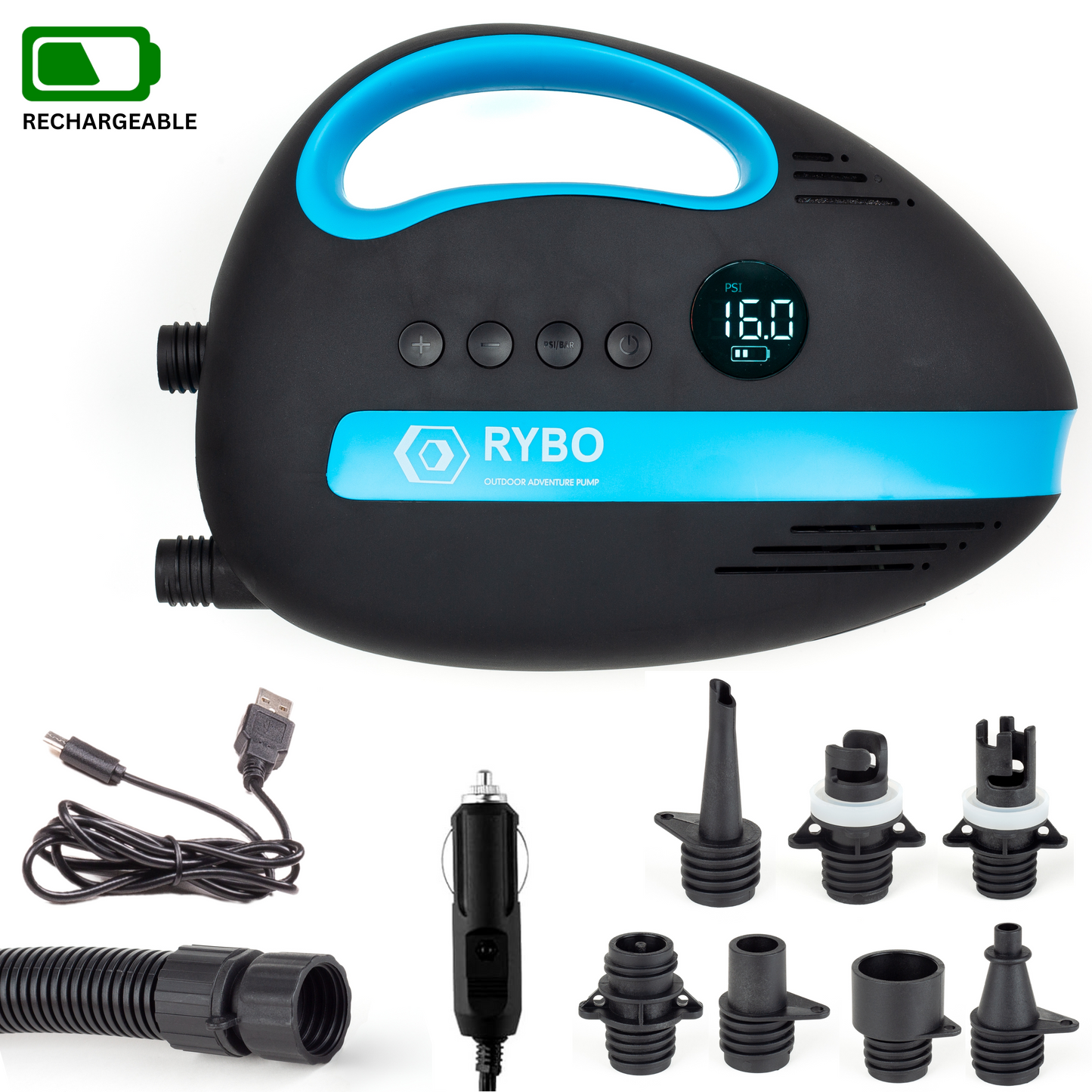 Avon Electric Air Pump 12v and Rechargeable Battery