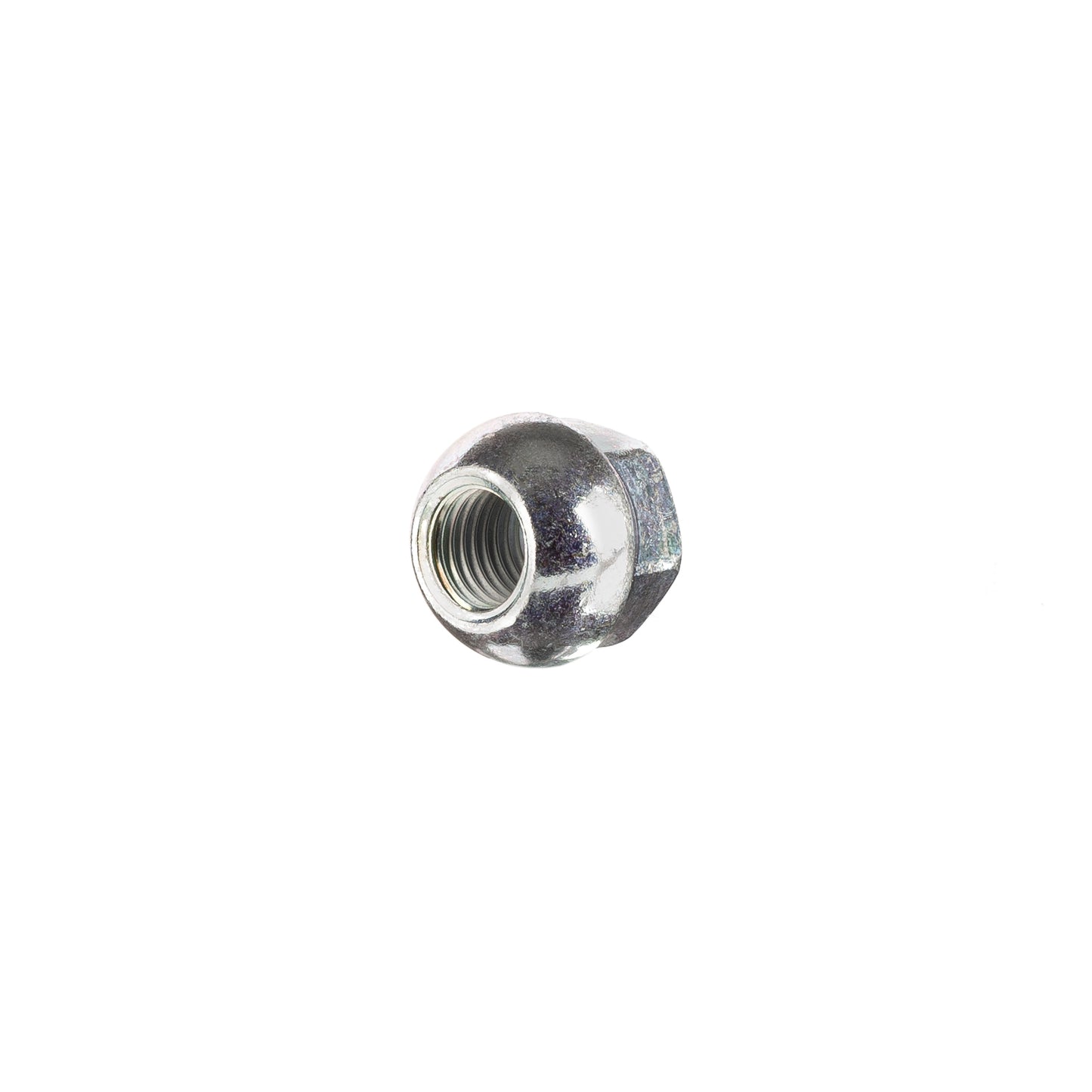 Open Nut, Ball Seat, M12 x 1.5, 19 Hex, 18 Height, Radius 12, Galv