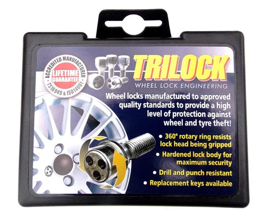 Trilock Locking Wheel Bolts M12x1.5 60° Taper,