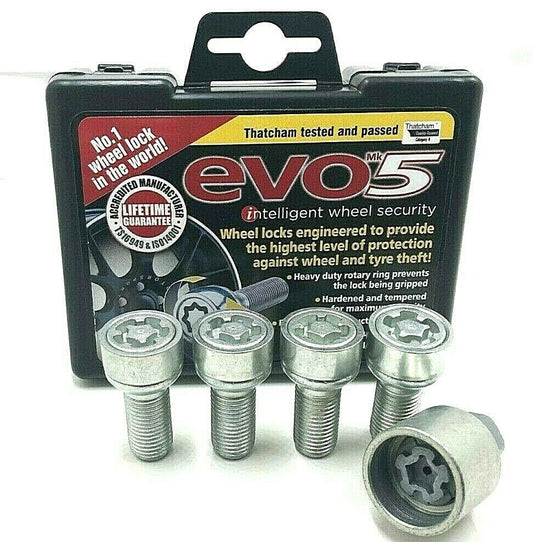 EVO5 Locking Wheel Bolts M14x1.5 Radius