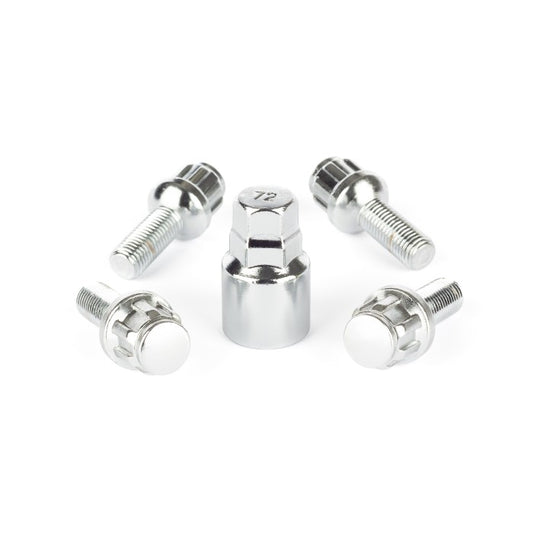 M12 x 1.5, Lock Bolt, Radius Seat, 17/19 Hex