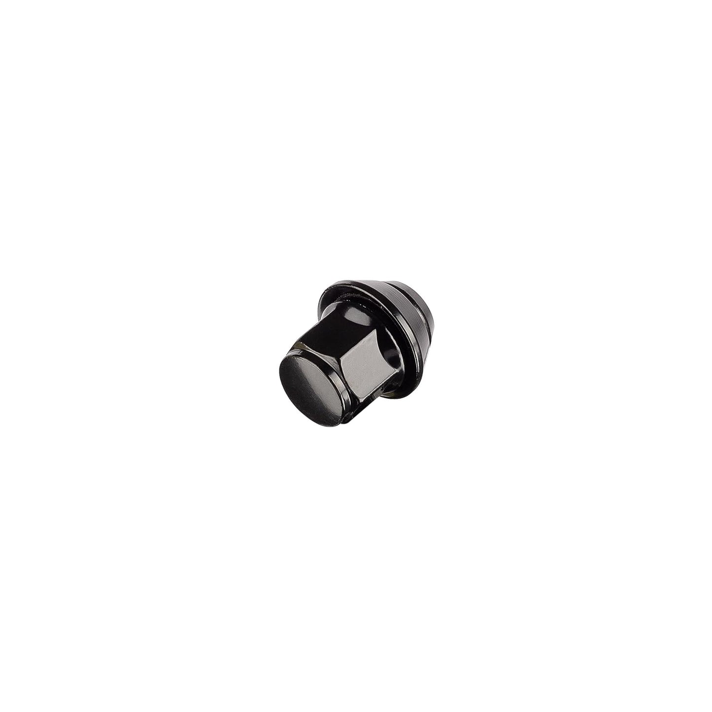RYBO Black Alloy Wheel Nuts. M12 x 1.5, Taper Washer, 19mm Hex for Use With Ford Alloy Wheels & More (20)