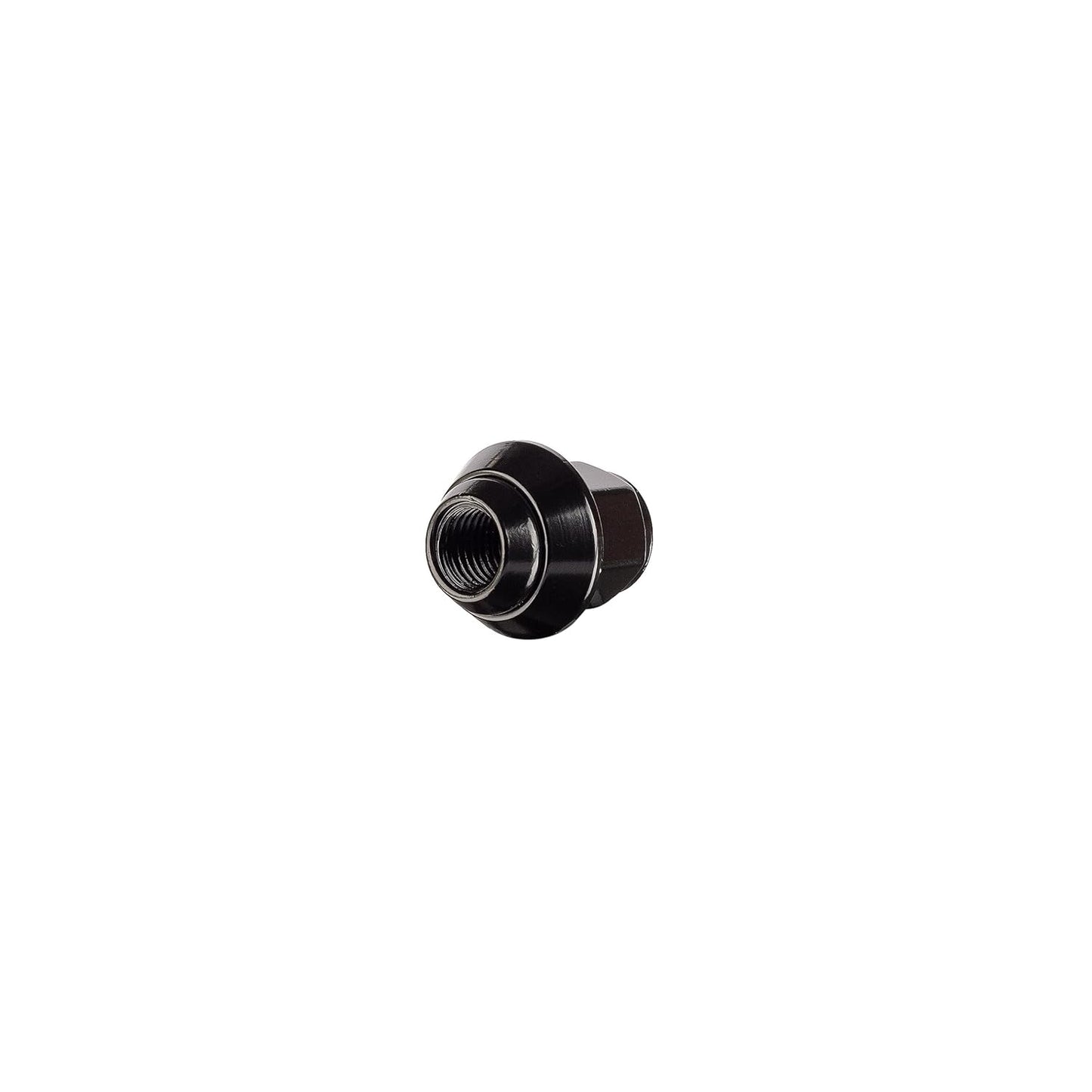 RYBO Black Alloy Wheel Nuts. M12 x 1.5, Taper Washer, 19mm Hex for Use With Ford Alloy Wheels & More (20)