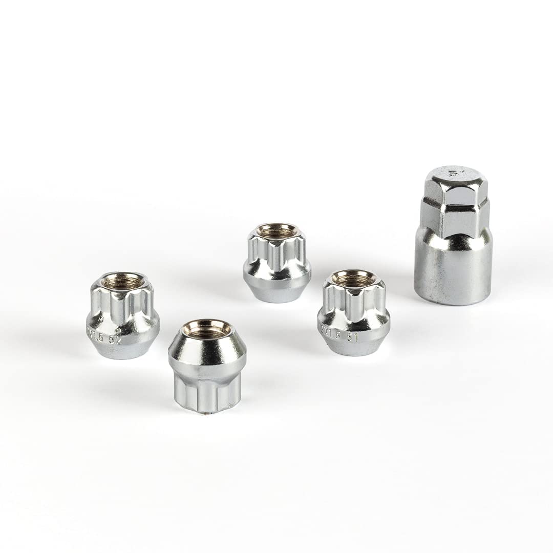 Open-Ended Wheel Locking Nuts (Tapered)