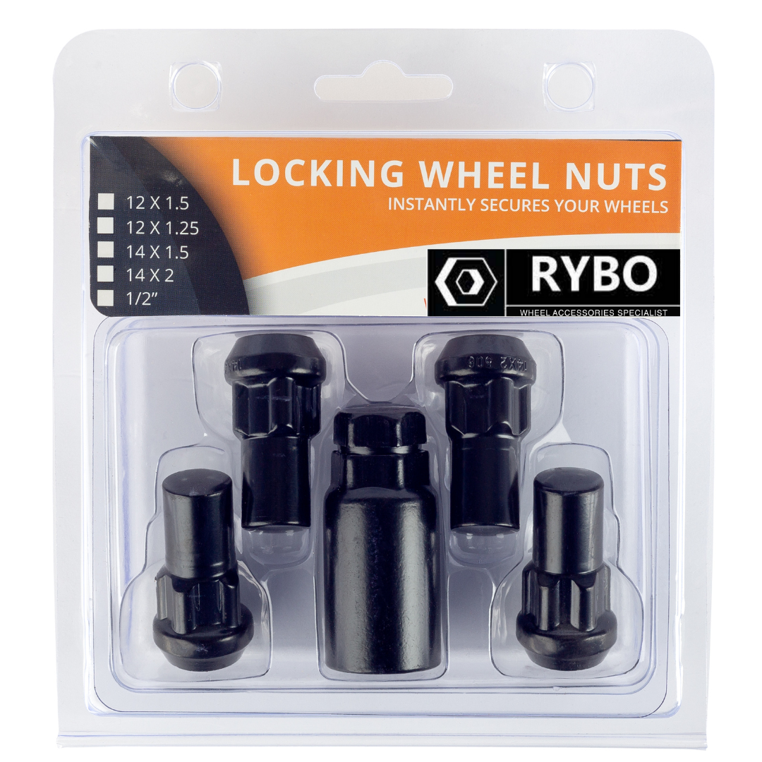 Closed-End Wheel Locking Nuts Extra Deep