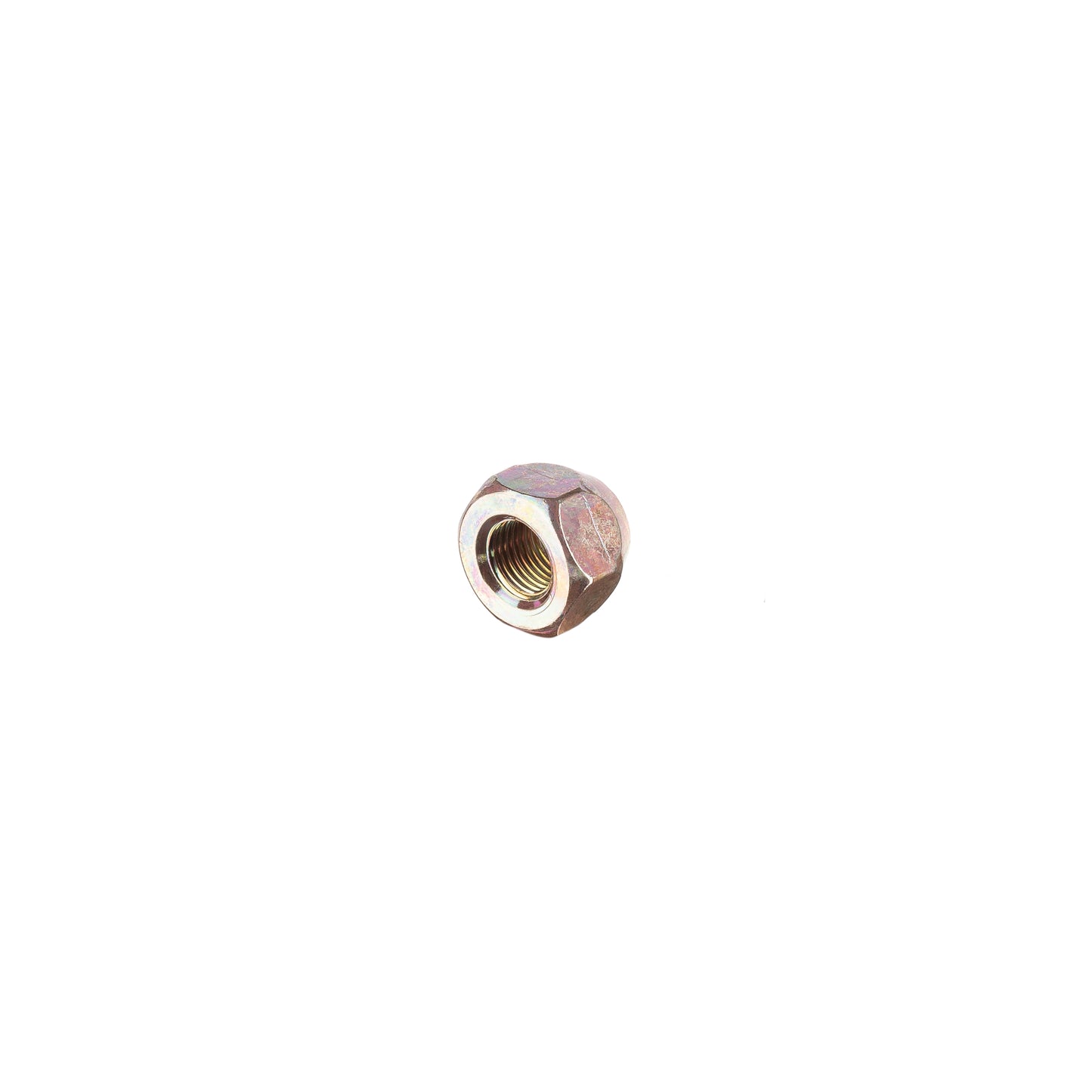 Open Nut, 60° Taper, 21 Hex, 16 Height, Yellow Glav
