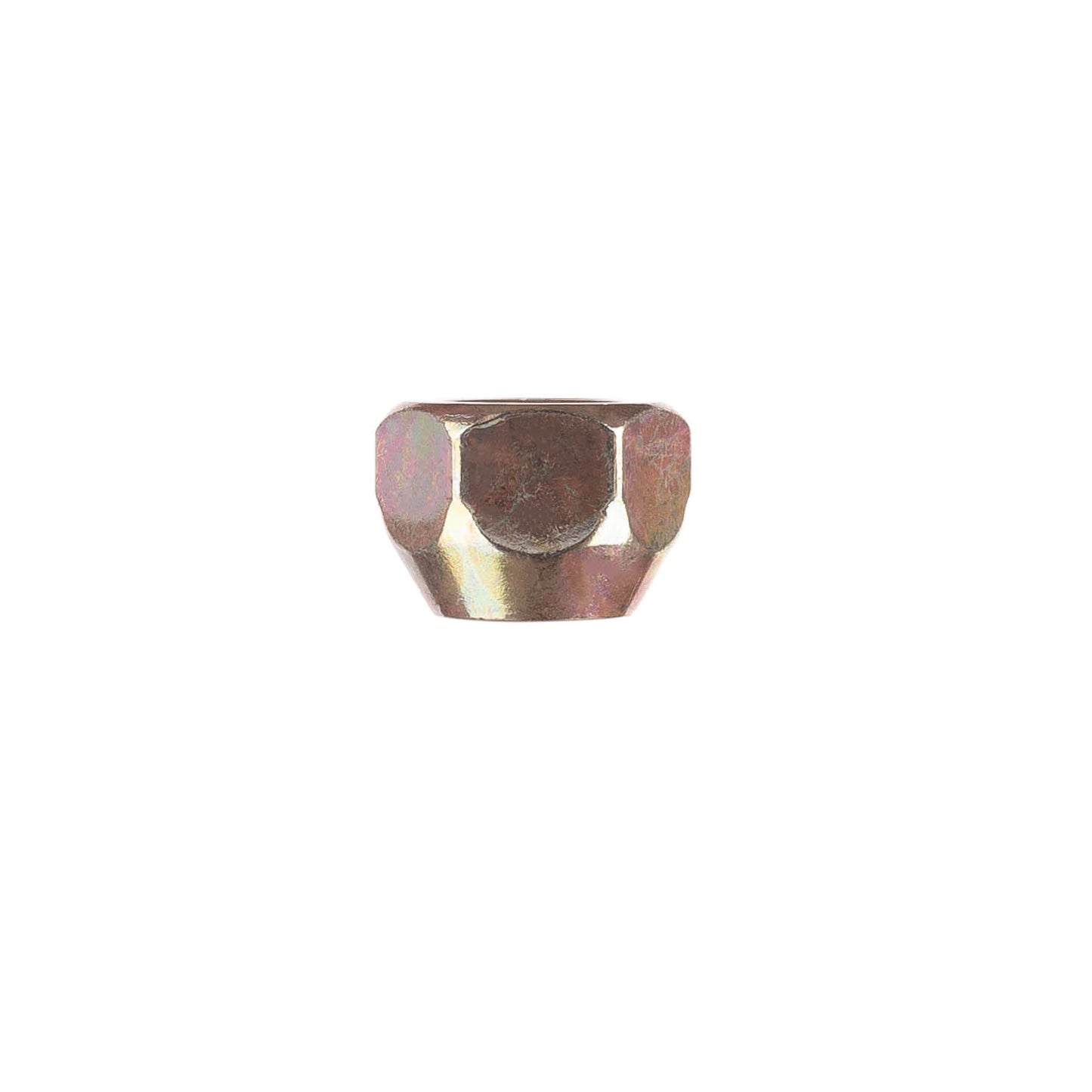 Open Nut, 60° Taper, 21 Hex, 16 Height, Yellow Glav
