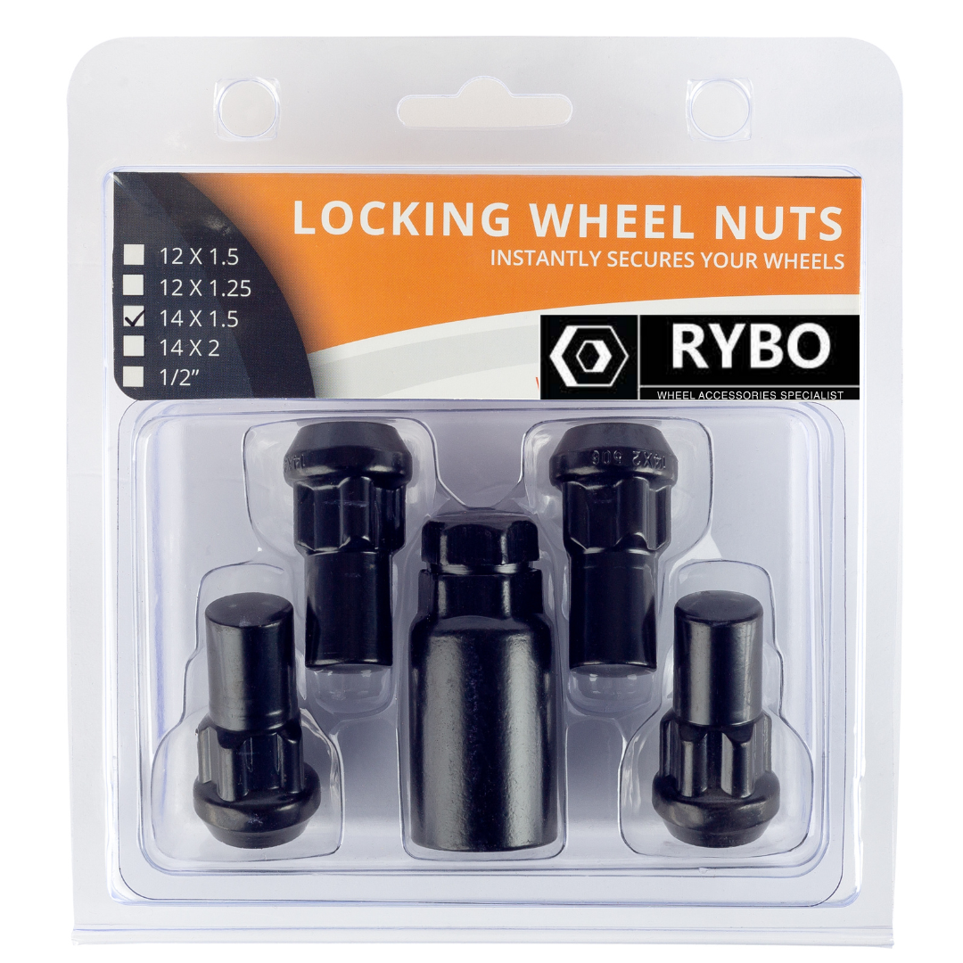 Closed-End Wheel Locking Nuts Extra Deep
