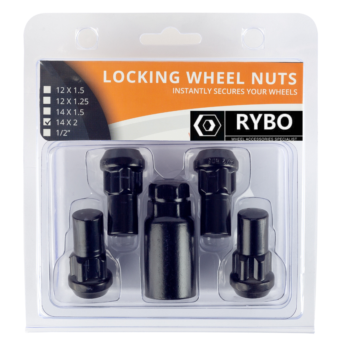 Closed-End Wheel Locking Nuts Extra Deep
