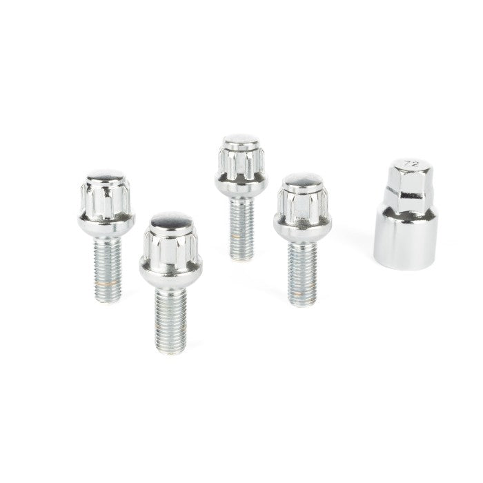M12 x 1.5, Lock Bolt, Radius Seat, 17/19 Hex